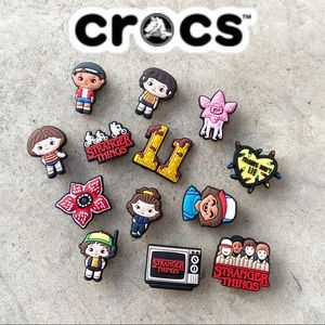 13 Pieces STRANGER THINGS croc charms